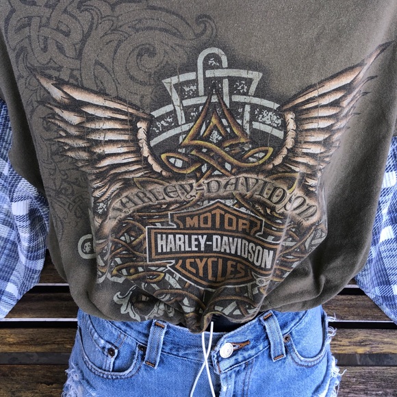 Harley Davidson | Cropped Crewneck - Picture 2 of 5